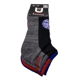 NEW Men’s Philadelphia 76ers Low Cut Socks Size 6-12 Icerbrand 3 Pairs